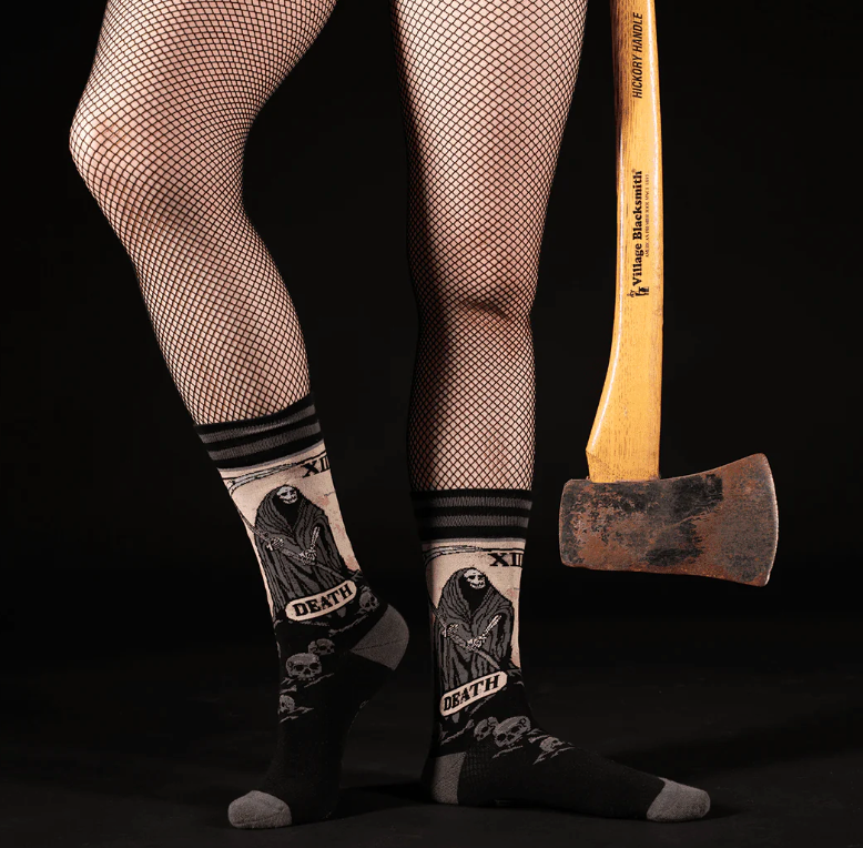 Death Tarot Crew Socks