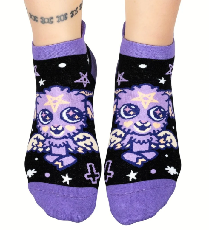 Baby Baphomet Ankle Socks