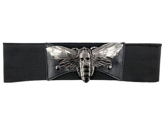 Elastic Waist Belt Death Moth