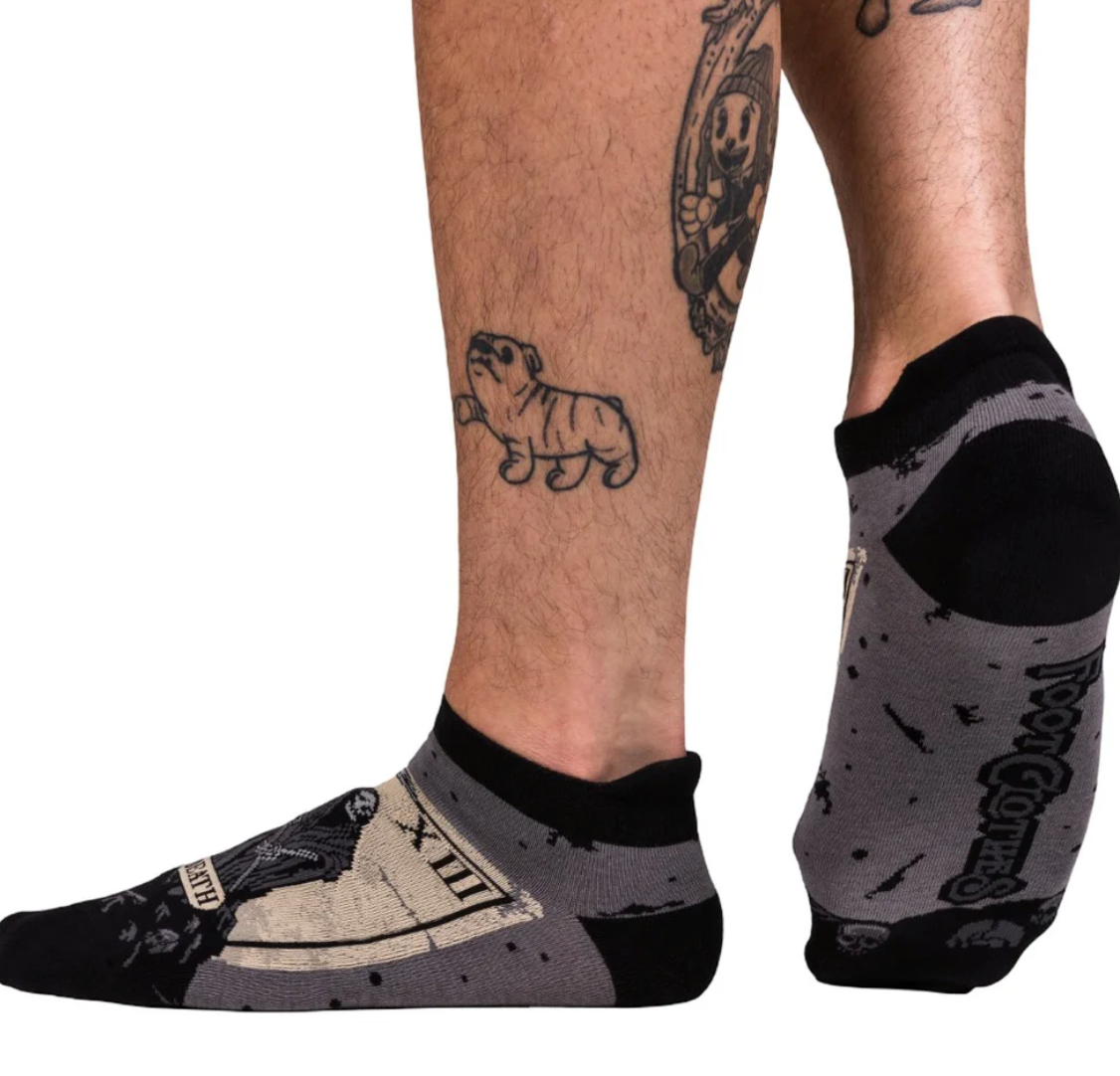 Death Tarot Card Ankle Socks