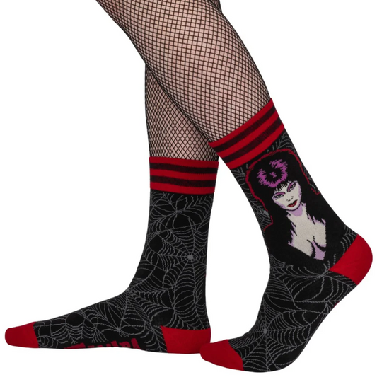 Elvira Mistress of the Dark Socks