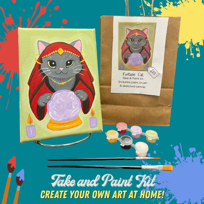 Take & Paint Kit: Fortune Cat