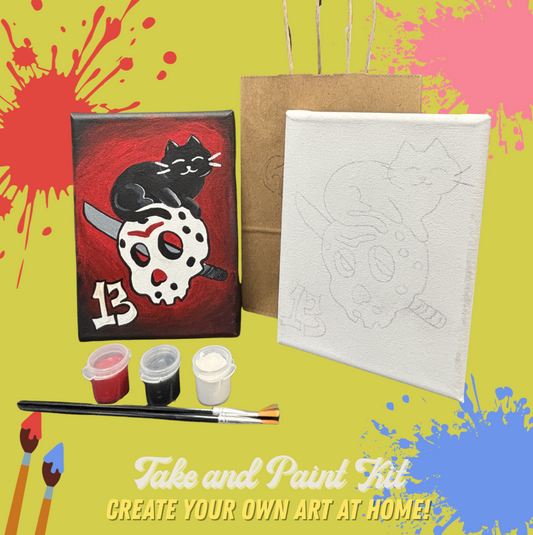 Friday 13th Cat Take & Paint Kit