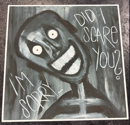 Did I Scare You Demon Boy Art Print