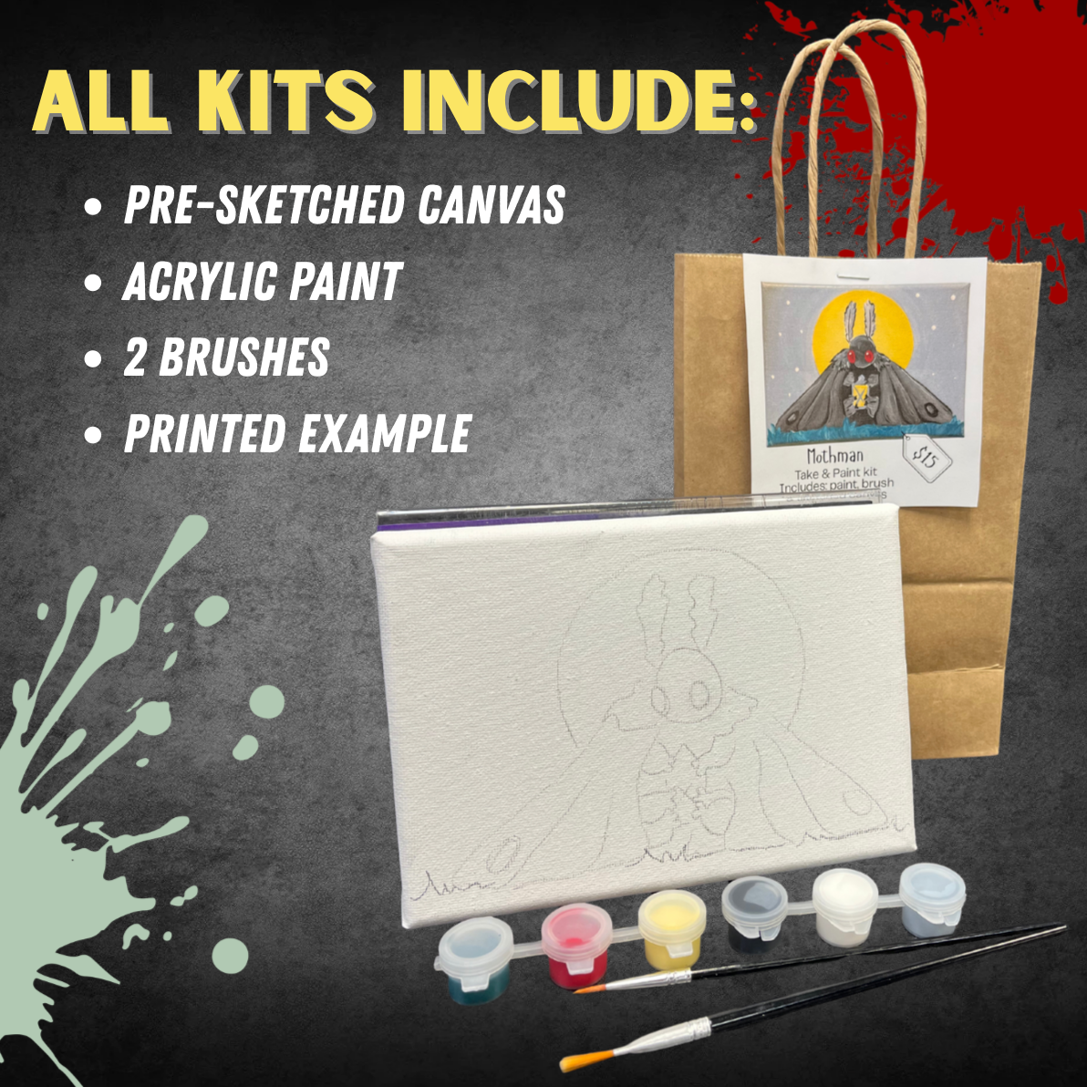 Take & Paint Kit: Luna Moth