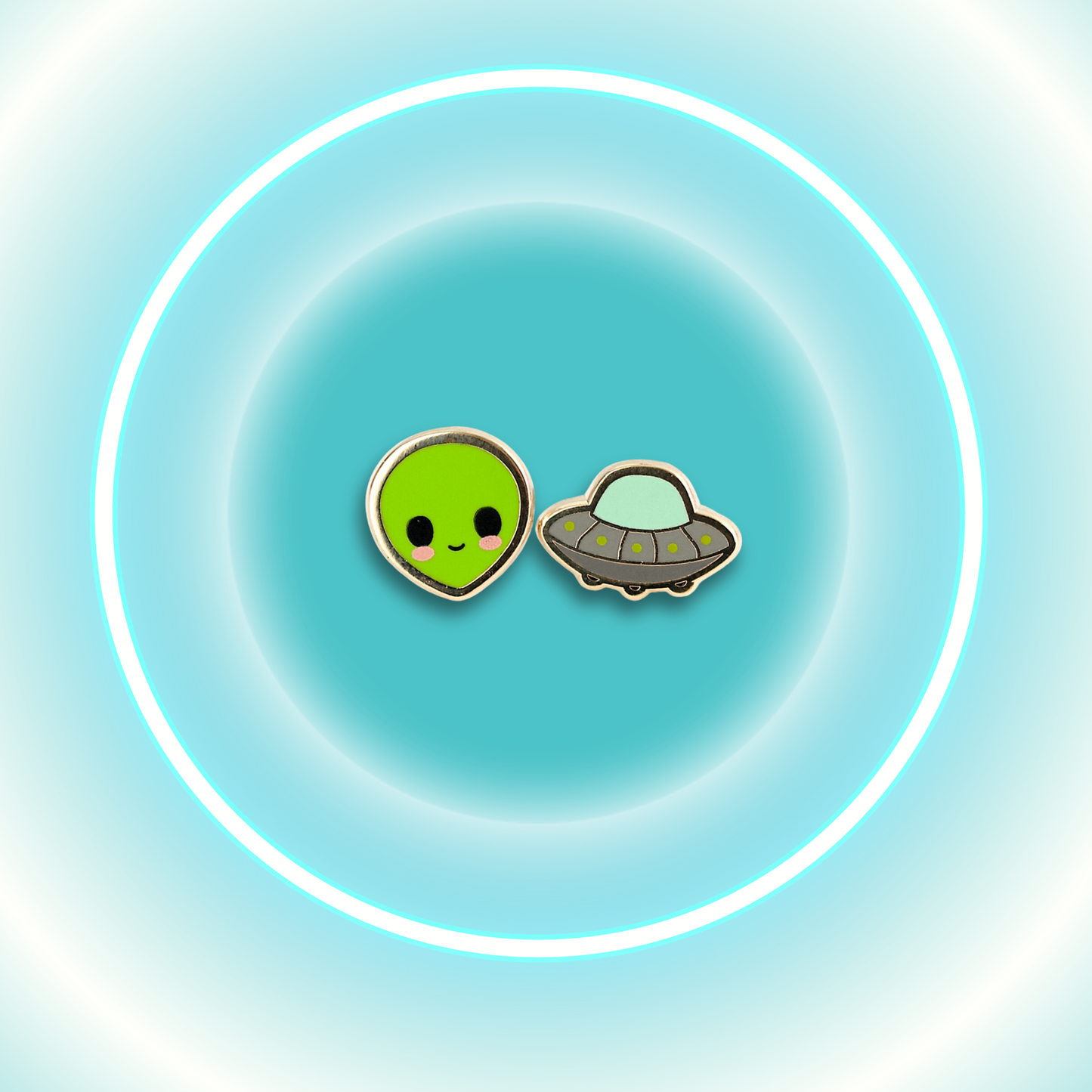 Alien Earring Studs