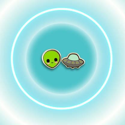 Alien Earring Studs