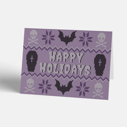 Spooky Holiday Sweater Greeting Card