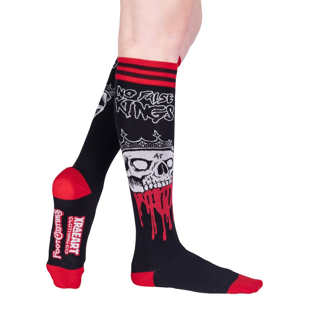 No False Kings Knee High Socks