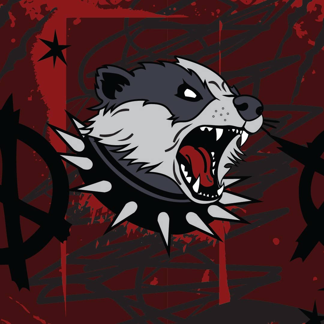 Anarchy Badger Crew Socks