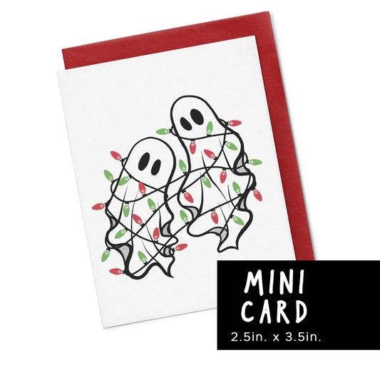 Christmas Cute Ghosts - Mini Cards