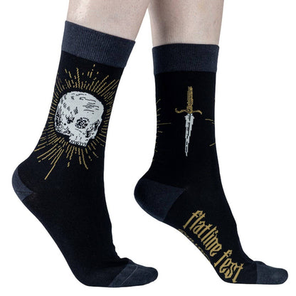 Flatline Fest Flatline Fest Inaugural Rite Crew Socks