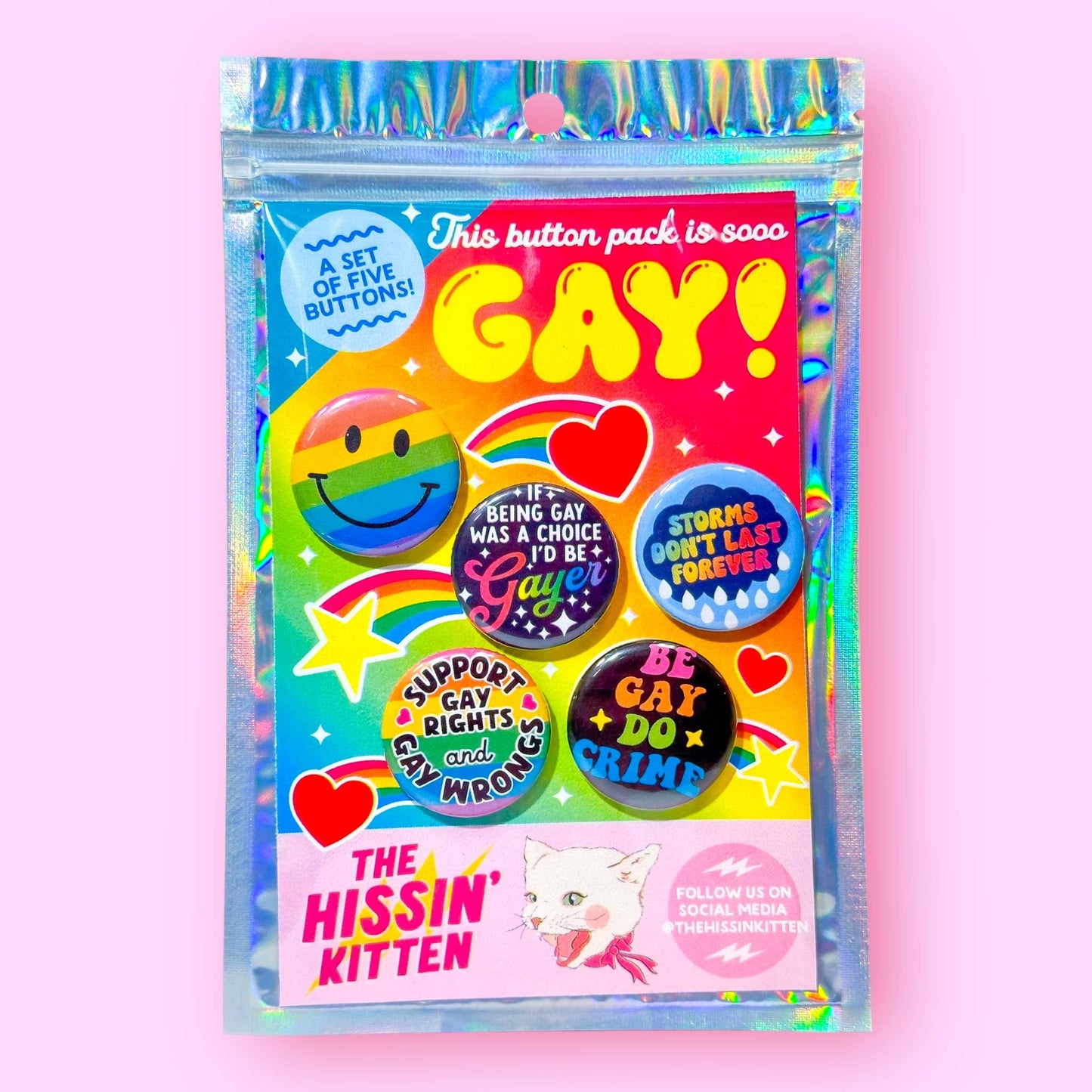 The Gayest Pack - Buttons