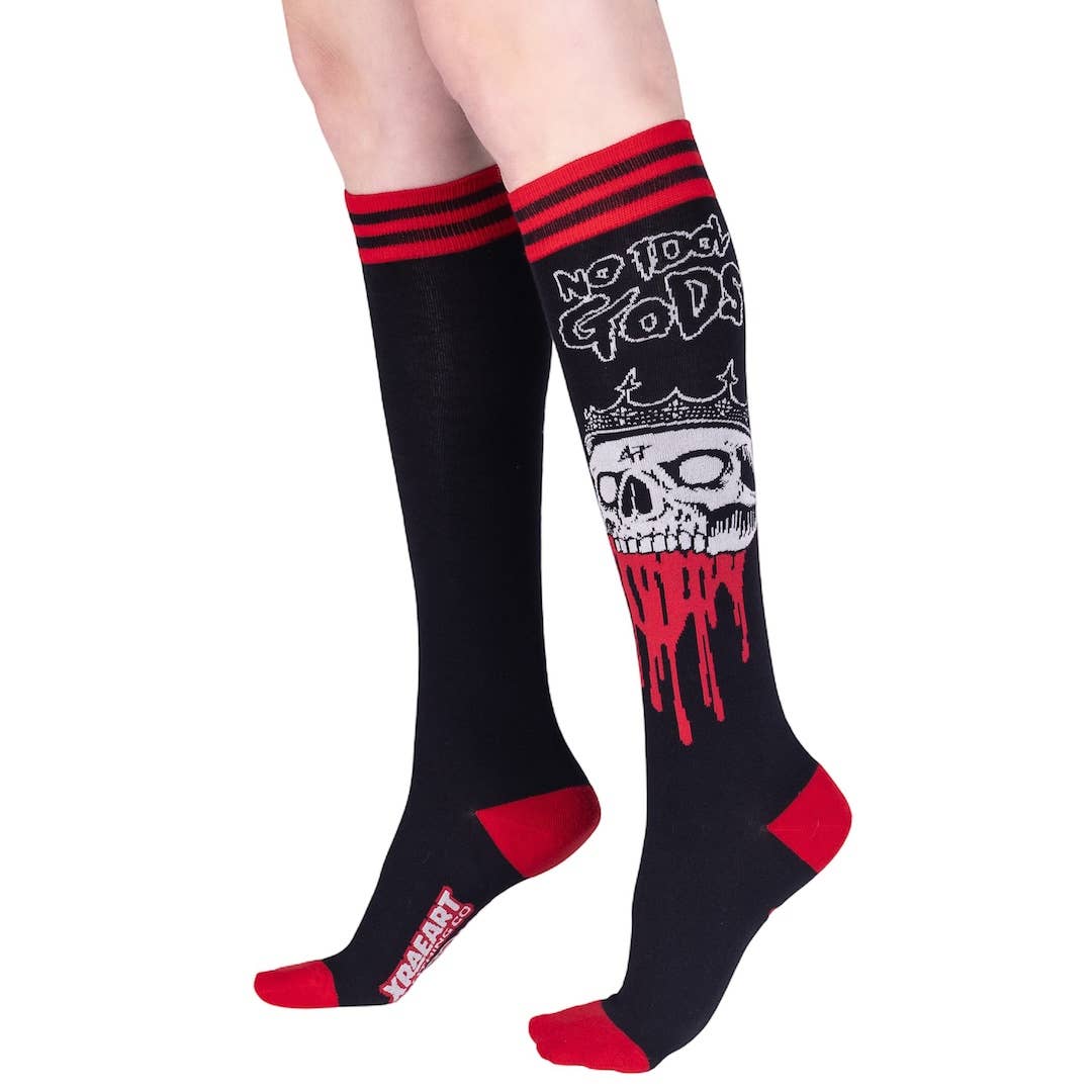 No False Kings Knee High Socks