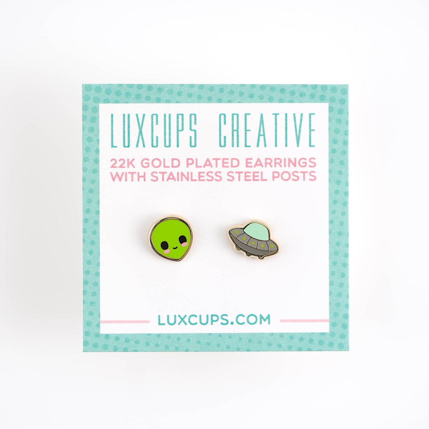 Alien Earring Studs