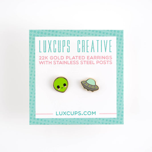Alien Earring Studs