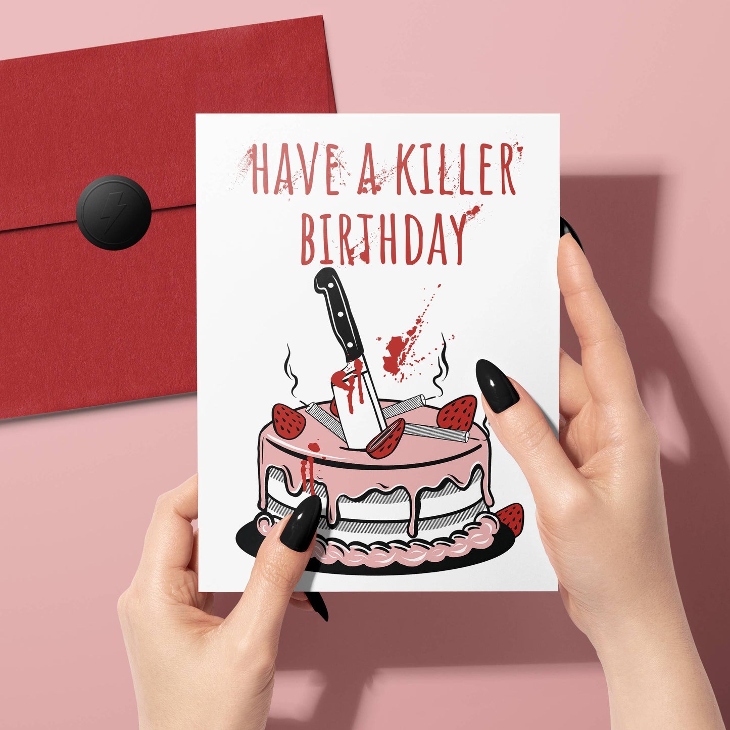 Birthday Card for True Crime Junkie, Humorous Killer Card