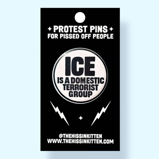 ICE Is a Domestic Terrorist Group Pin
