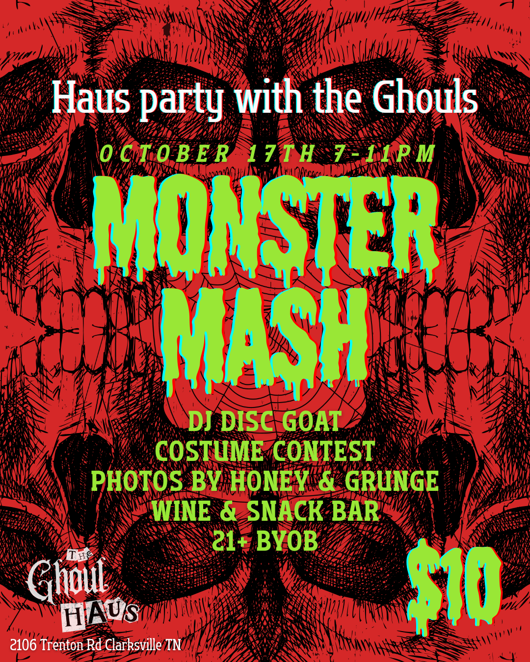 Monster Mash-Haus party with The Ghouls