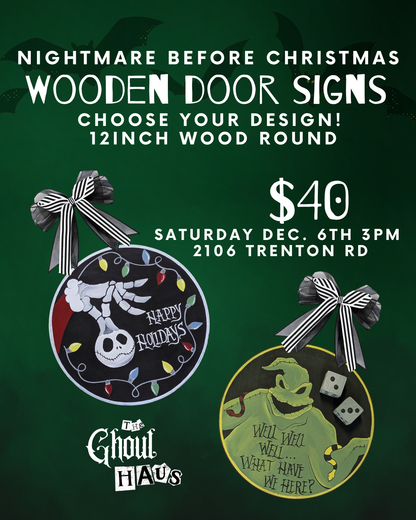 NBC Wooden Door sign