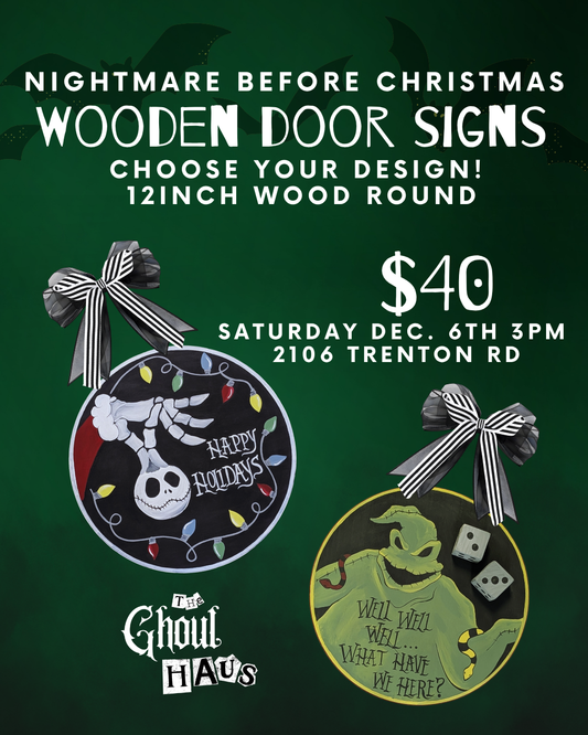 NBC Wooden Door sign