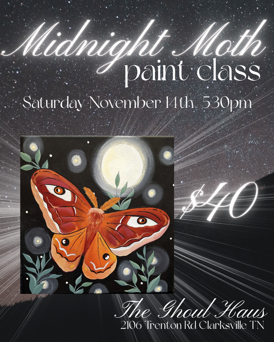 Midnight Moth paint class
